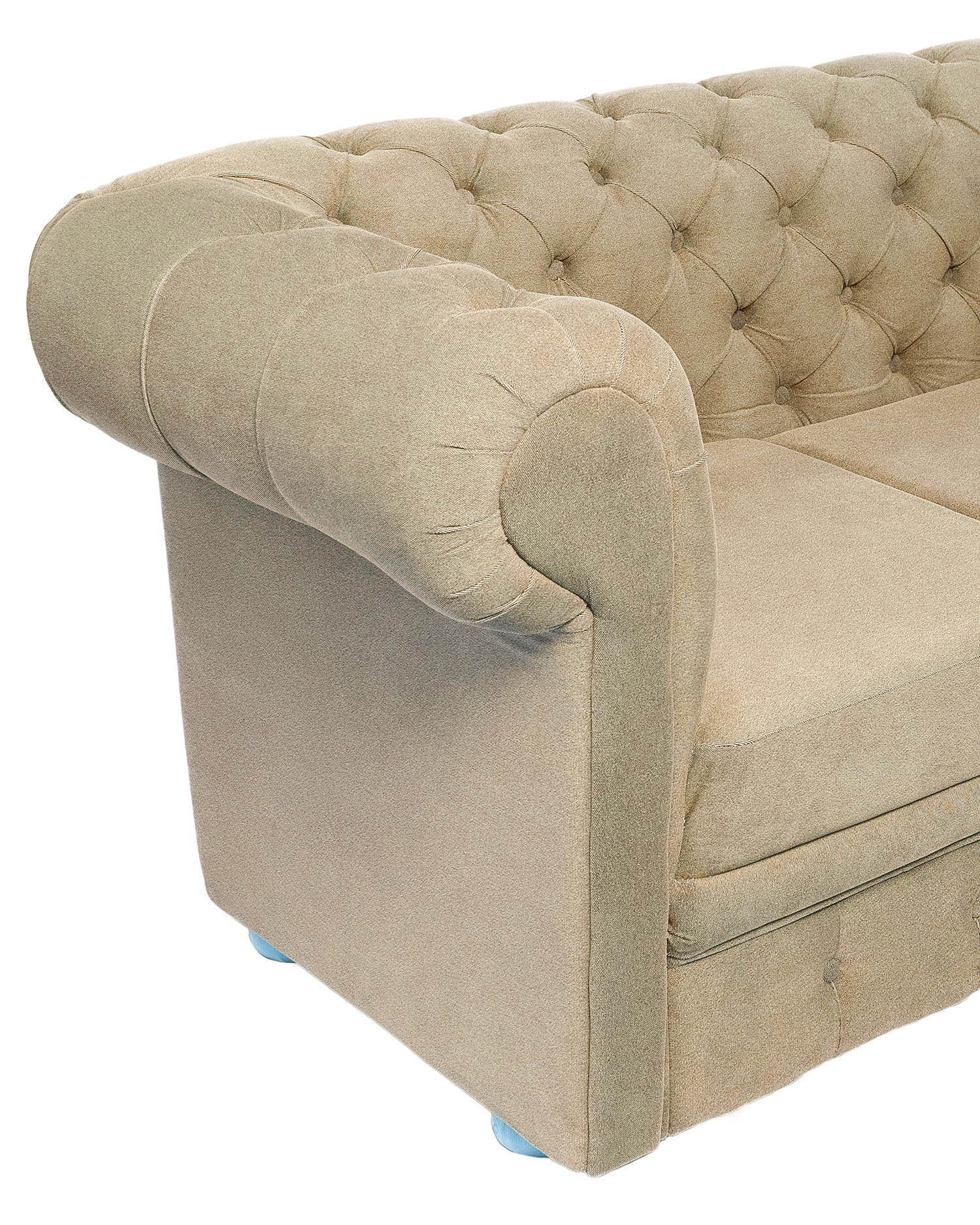 Demo product furniture vintage sofa beige discounted free shipping